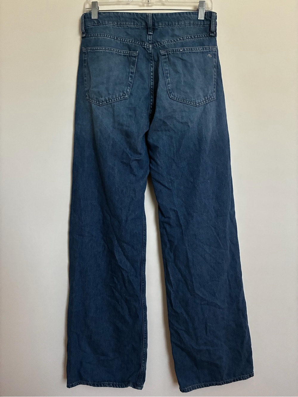 Rag & Bone Lightweight Wide Leg Denim Jeans Massie wash size 26 - Picture 6 of 8